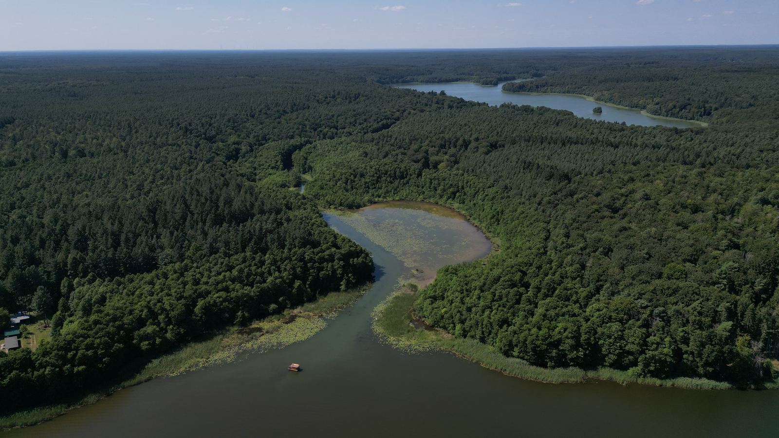 Die Kanaleinfahrt vom Zermützelsee zum Tornowsee